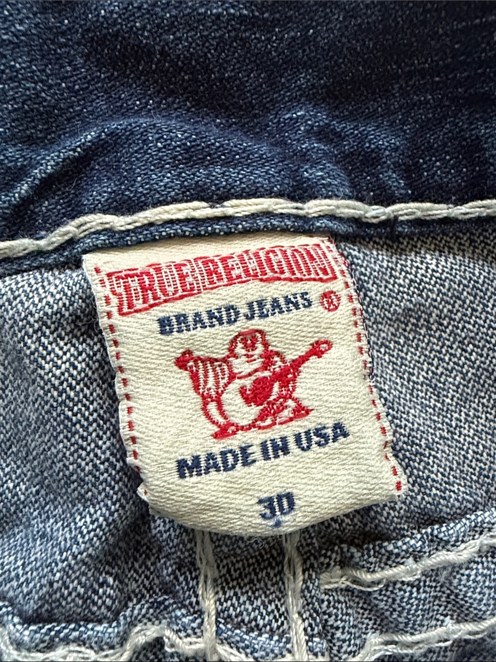True Religion Men’s Size 30 Straight Flap Jeans - Picture 2 of 4